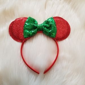 Christmas Minnie Mouse Ears